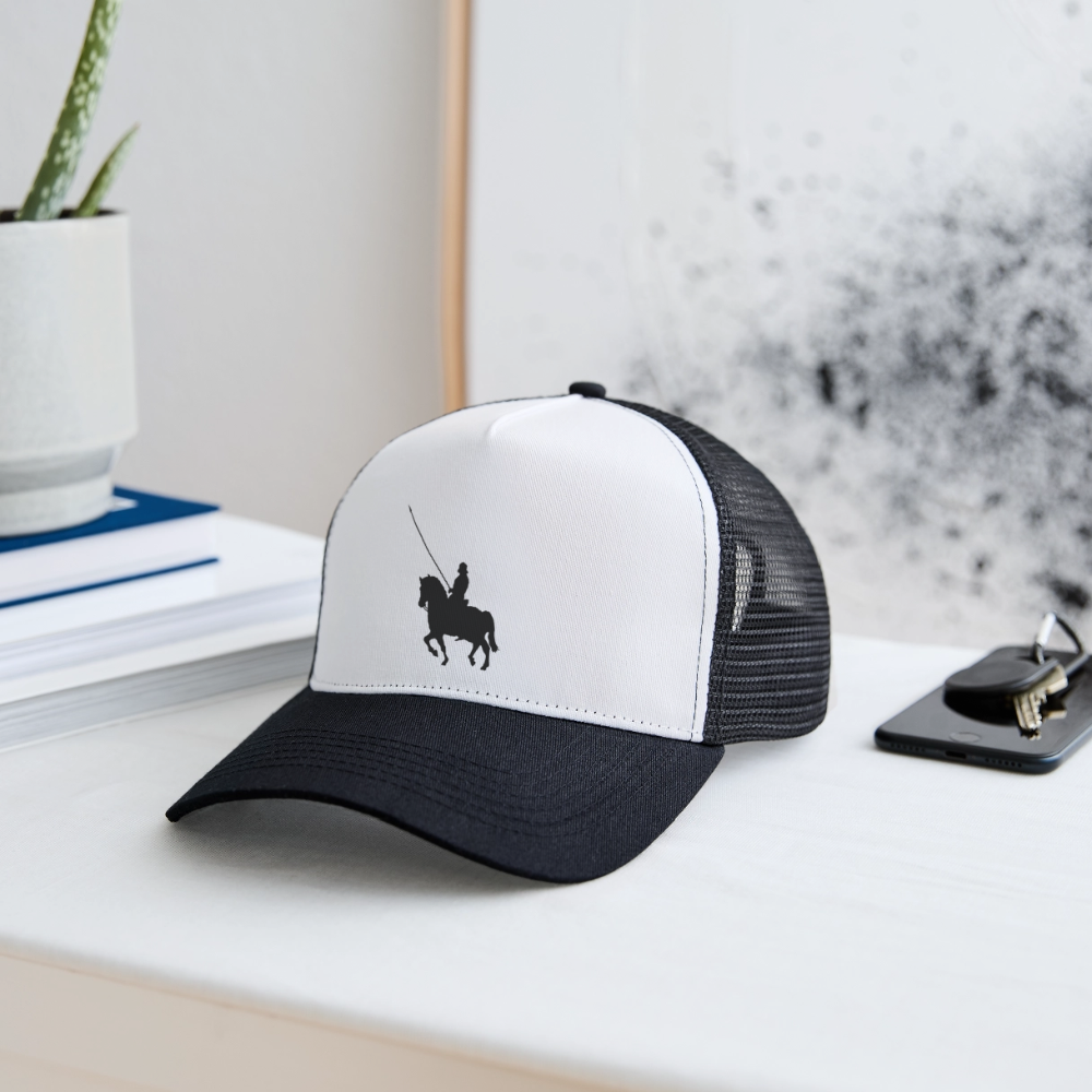 Trucker Cap - white/black