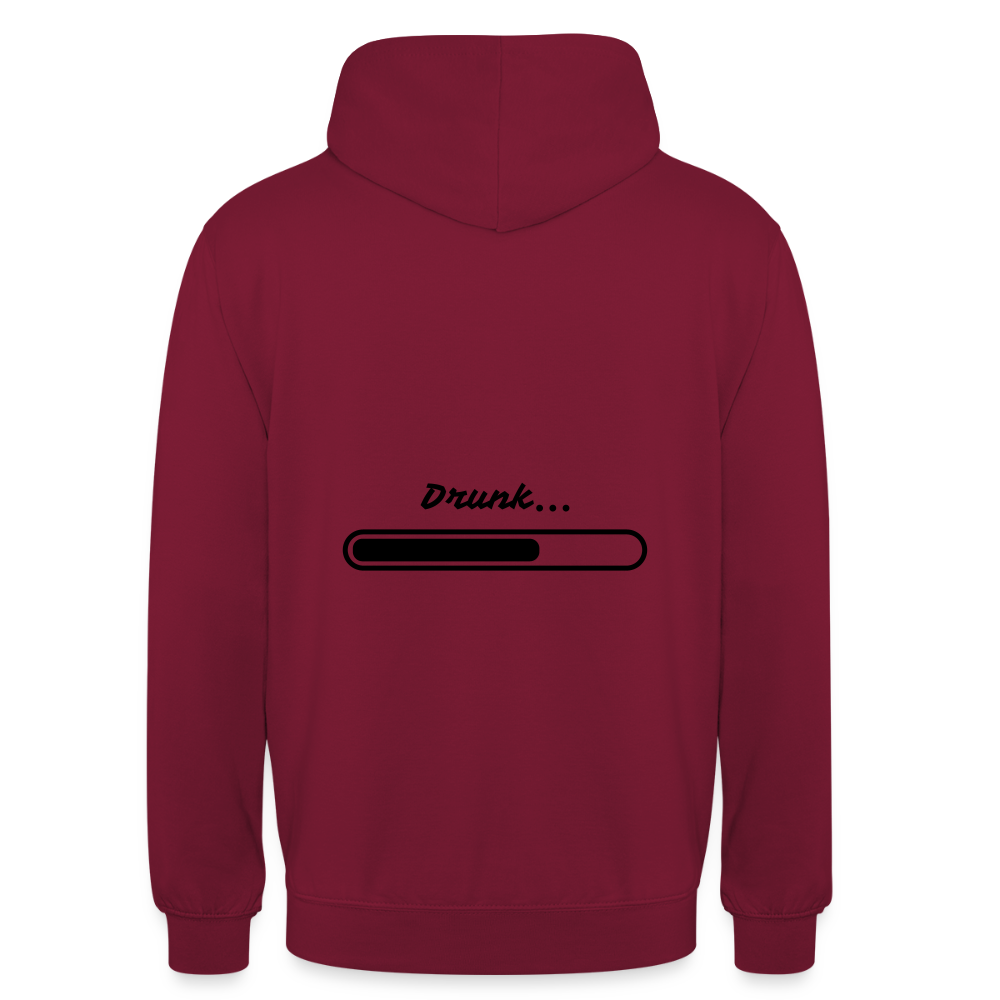 Sweat team drinking - bordeaux