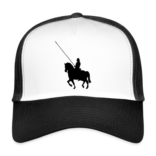 Trucker Cap - white/black