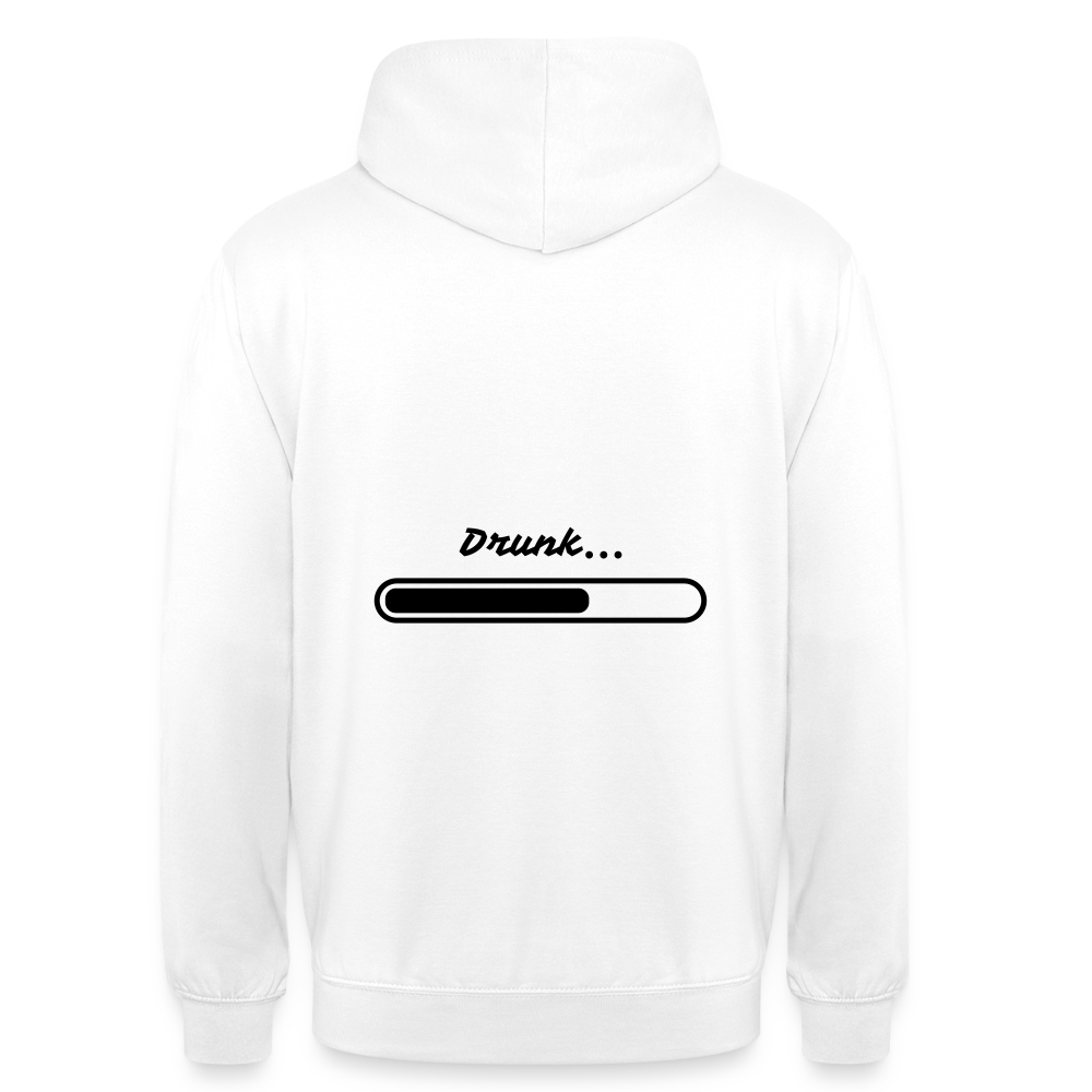 Sweat team drinking - white